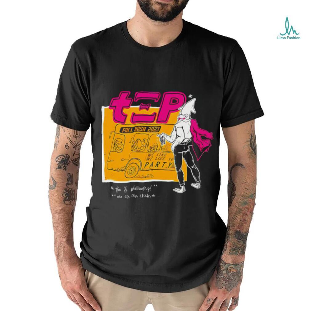 Beefy squid bus driver Fall Rush 2023 we like we like to party shirt Beefy squid bus driver Fall Rush 2023 we like we like to party shirt
