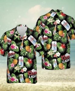 Beer Coors Light Hawaiian Shirt Aloha Shirt Trendy Summer Gift