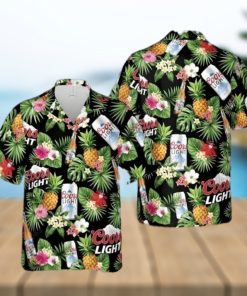 Beer Coors Light Hawaiian Shirt Aloha Shirt Trendy Summer Gift