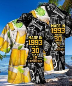 Beer Drinking Beer So Cool Made In 1993 Hawaiian Shirt