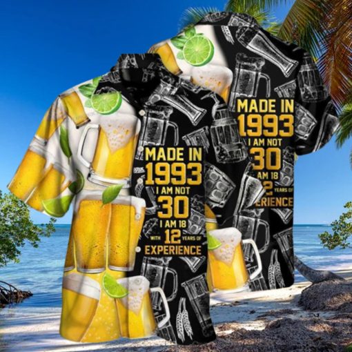 Beer Drinking Beer So Cool Made In 1993 Hawaiian Shirt