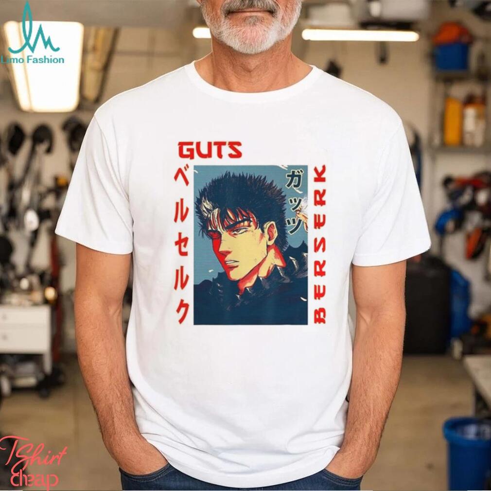 Berserk Guts T Shirt Men Funny Aesthetic Streetwear 2023 Y2k Anime