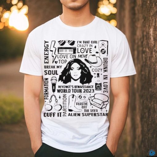 Beyonce Renaissance Tour 2023 T Shirt Two Sides Shirt Merch Sweatshirt