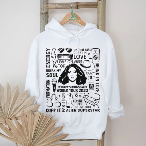 Beyonce Renaissance Tour 2023 T Shirt Two Sides Shirt Merch Sweatshirt
