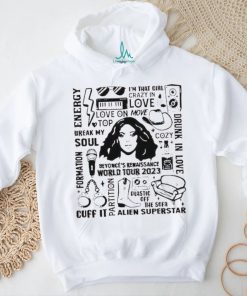 Beyonce Renaissance Tour 2023 T Shirt Two Sides Shirt Merch Sweatshirt