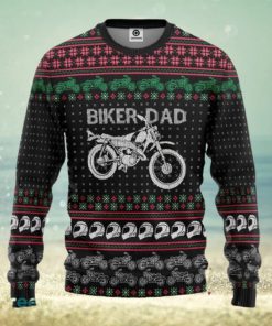 Biker Dad Braaap Ugly Christmas Sweater Gift For Men Women