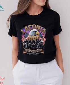 Biker Life Usa Clothing 2023 Laconia Motorcycle Week America Strong Shirt