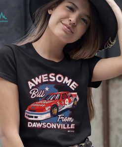Bill Elliott Checkered Flag Sports Awesome Bill From Dawsonville T Shirt