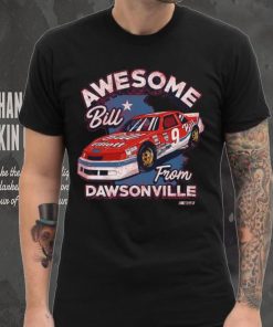Bill Elliott Checkered Flag Sports Awesome Bill From Dawsonville T Shirt