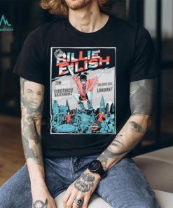 Billie Eilish 29th august 2023 electric ballroom one night only in london poster shirt
