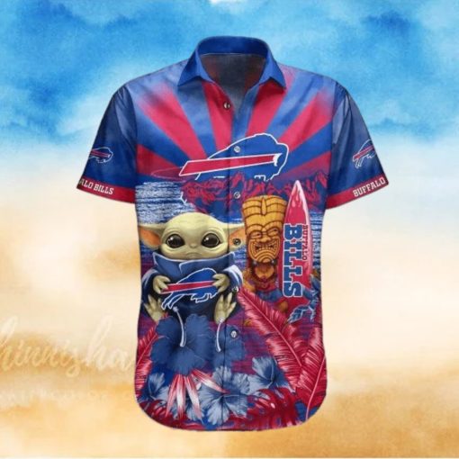 Bills Nfl Baby Yoda Star Wars Hawaiian Shirt