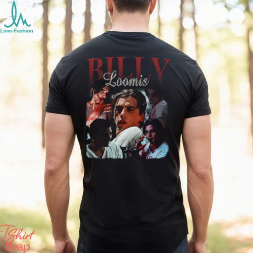 Billy Loomis Vintage Washed T Shirt Actor Homage Graphic Unisex Long Sleeve Bootleg Retro 90 Hoodie Sweatshirt