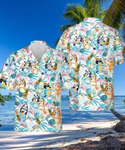 Bingo And Bluey Aloha Shirt
