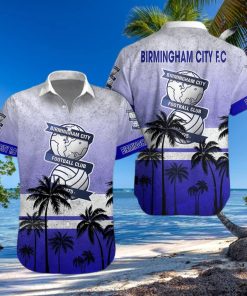 Birmingham City FC Palm Tree Hawaiian Shirt