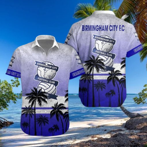 Birmingham City FC Palm Tree Hawaiian Shirt