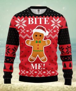 Bite Me Cookie Ugly Christmas Sweater For Men Women