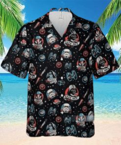 Black Aloha Dark Side Troopers Star Wars Hawaiian Shirt