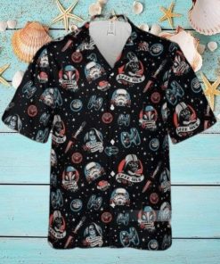 Black Aloha Dark Side Troopers Star Wars Hawaiian Shirt