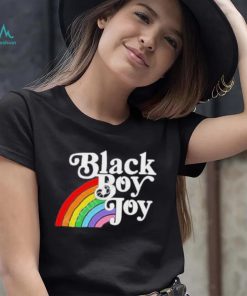 Black Boy Joy Rainbow shirt