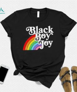 Black Boy Joy Rainbow shirt
