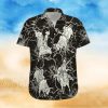 Butterfly Blue Tie Dye Hawaiian Shirt