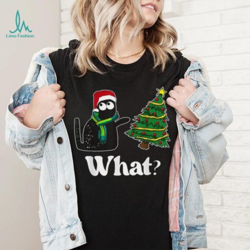 Black Cat Christmas Funny Ornaments Pajama Family Unisex Shirt