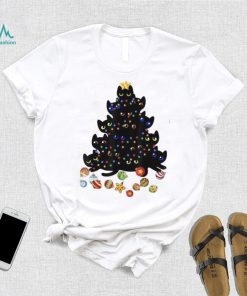 Cat christmas 2024 tree shirt