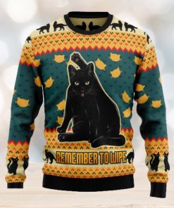 Black Cat Ugly Christmas Sweater Thankgiving Gift Men Women