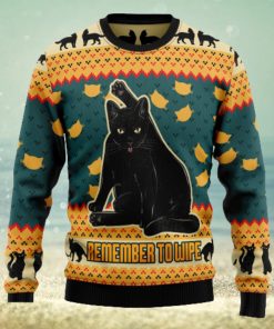 Black Cat Ugly Christmas Sweater Thankgiving Gift Men Women