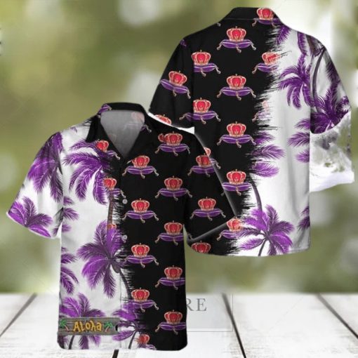 Black Crown Royal Match Palm Trees Hawaiian Shirt For Men And Women Gift Hawaiian Beer