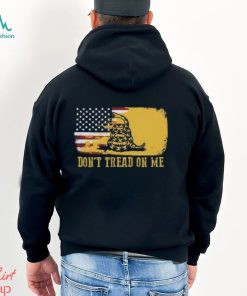 Black Don’T Tread On Me Patriotic Gadsden Flag T Shirt Flags Of The United States Shirt Gift For Men Women