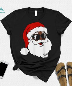 Black Funny Santa Claus Sunglasses Christmas Xmas Boy Girl Shirt
