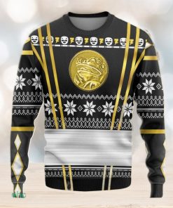 Black Ninja Mighty Morphin Power Rangers Custom Ugly Sweater 3D Gift For Men And Women