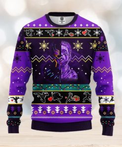 Black Panter Ugly Christmas Sweater Pupple Ideas For Men Women