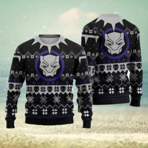 Black Panther Ugly Christmas Sweater For Men And Women