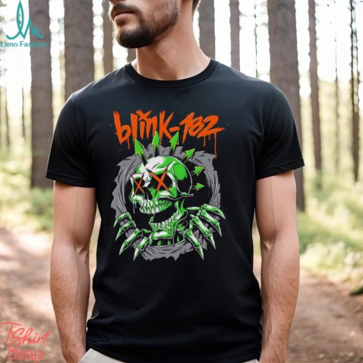 Blink 182 Punk Skeleton T Shirt