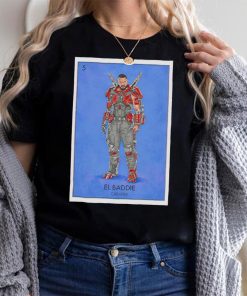 Blue Beetle Carapax El Baddie Loteria Card shirt