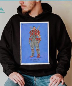 Blue Beetle Carapax El Baddie Loteria Card shirt