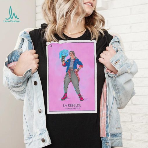Blue Beetle Milagro Reyes La Rebelde Loteria Card shirt