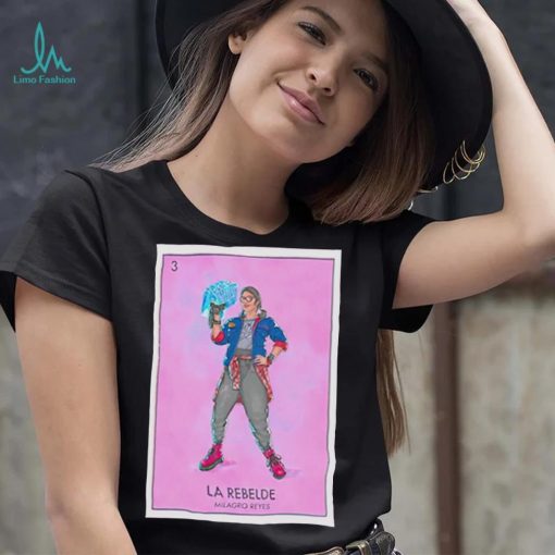 Blue Beetle Milagro Reyes La Rebelde Loteria Card shirt