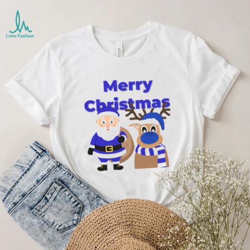 Blue Christmas Everton Art T Shirt