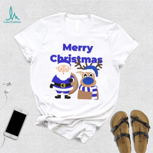 Blue Christmas Everton Art T Shirt