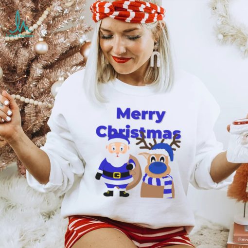 Blue Christmas Everton Art T Shirt