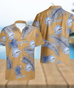 Blue Moon Beer Palm Leaves Tropical Hawaiian Shirt And Shorts Unique Summer Gift