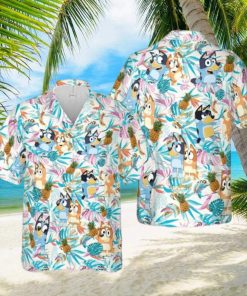 Bluey Hawaiian  Bluey Button Up Shirts