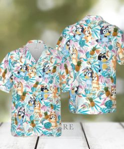 Bluey Hawaiian  Bluey Button Up Shirts