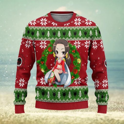 Boa Hancock One Piece Anime Xmas Women Mens Ugly Christmas Sweater