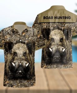 Boar Hunting Personalized Hawaiian Shirt