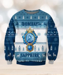 Bombay Sapphire Christmas Ugly Sweater 3D Gift For Men And Women