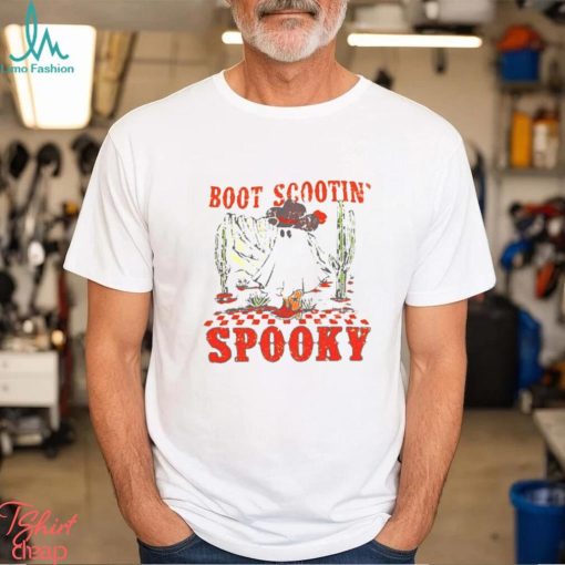 Boot Scootin Spooky Western Halloween Ghost Spooky Season Shirt